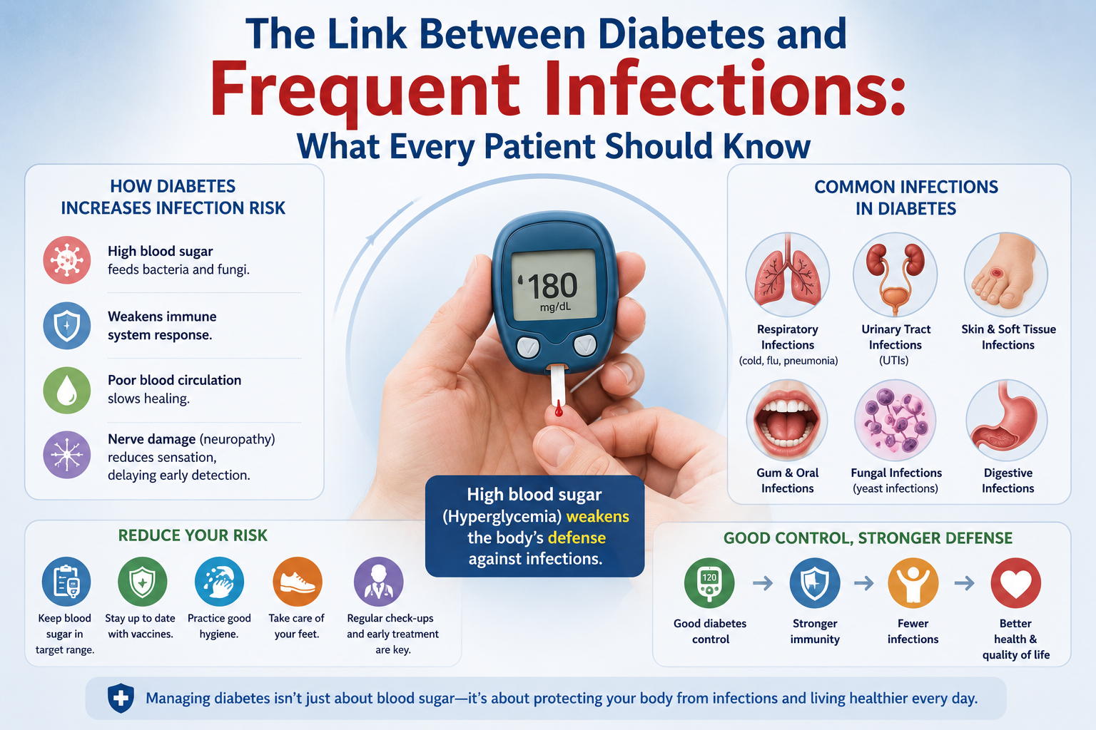 Diabetes and Frequent Infections